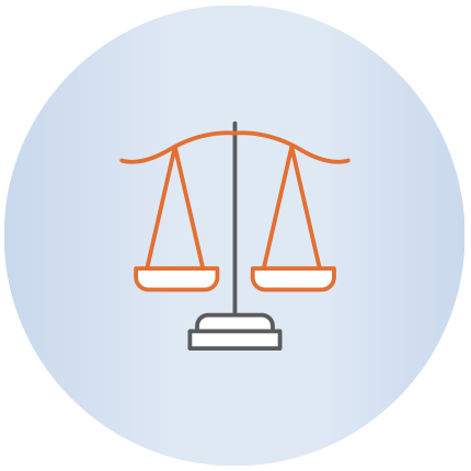 Icon representing a scale